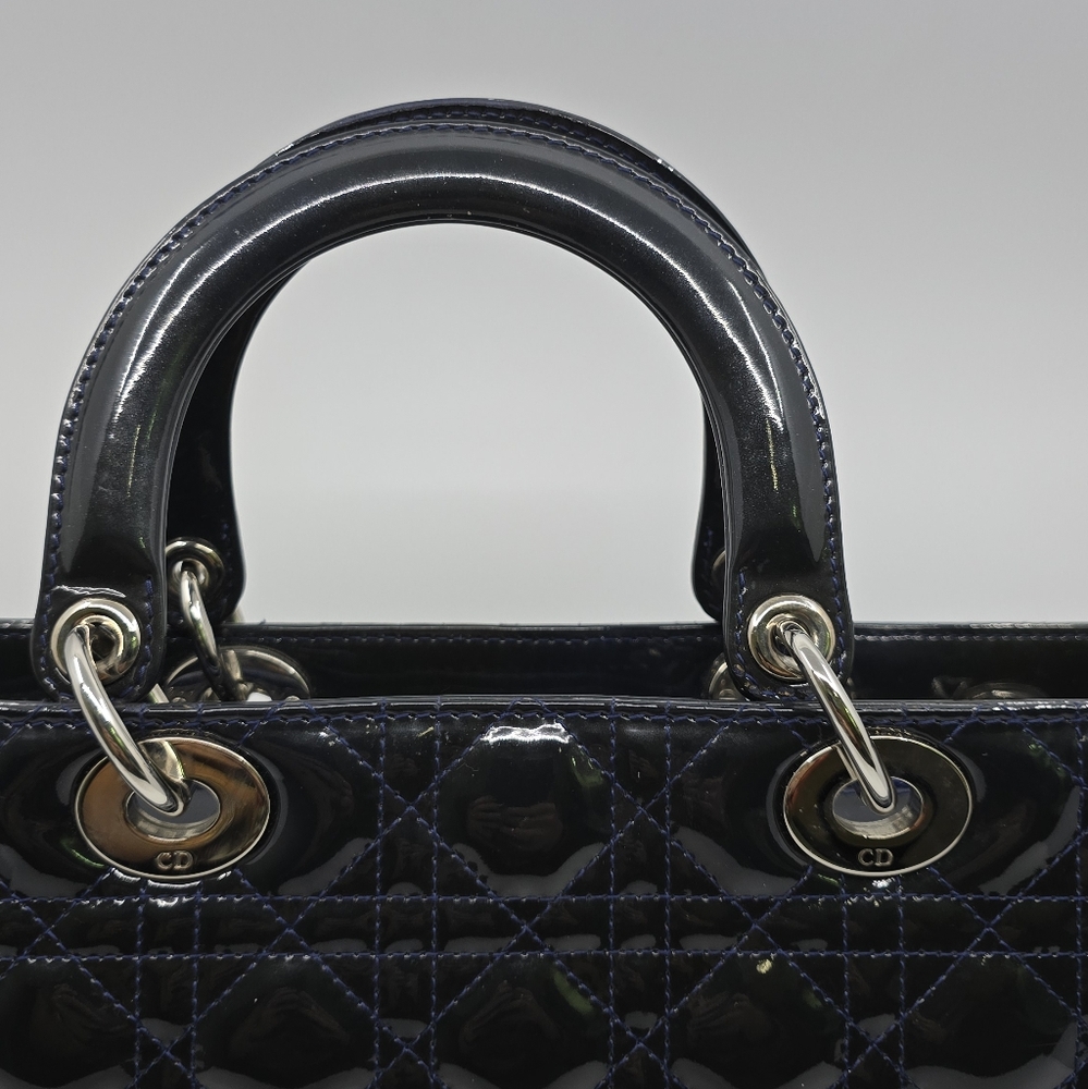 Christian Dior Cannage Lady Dior Large - Picture 4 of 15
